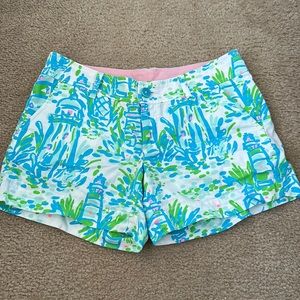 Lilly Pulitzer Callahan short in lighthouse print